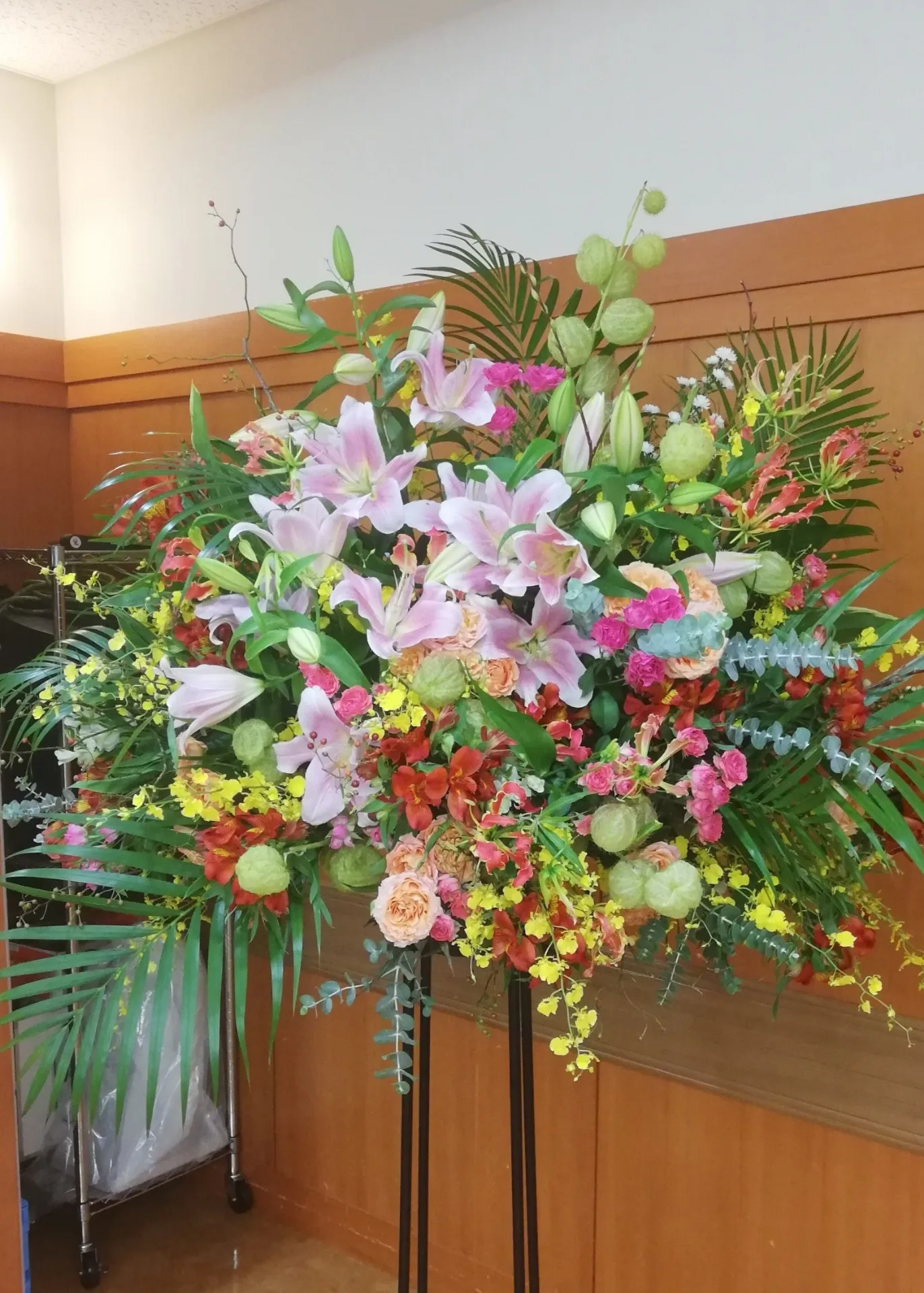 スタンド花 (大学内のイベント用)